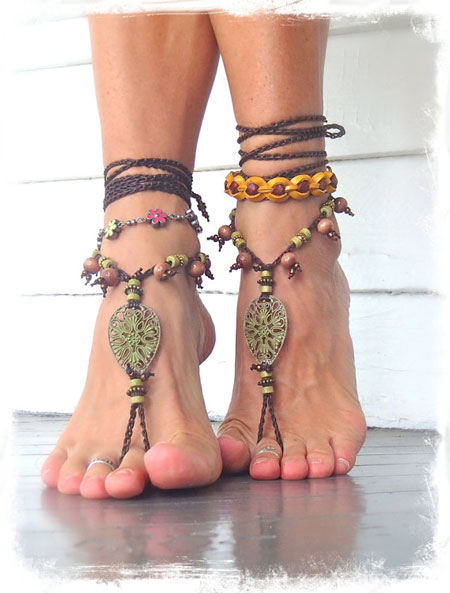 GPyoga - Woodland Fairy Barefoot Sandals